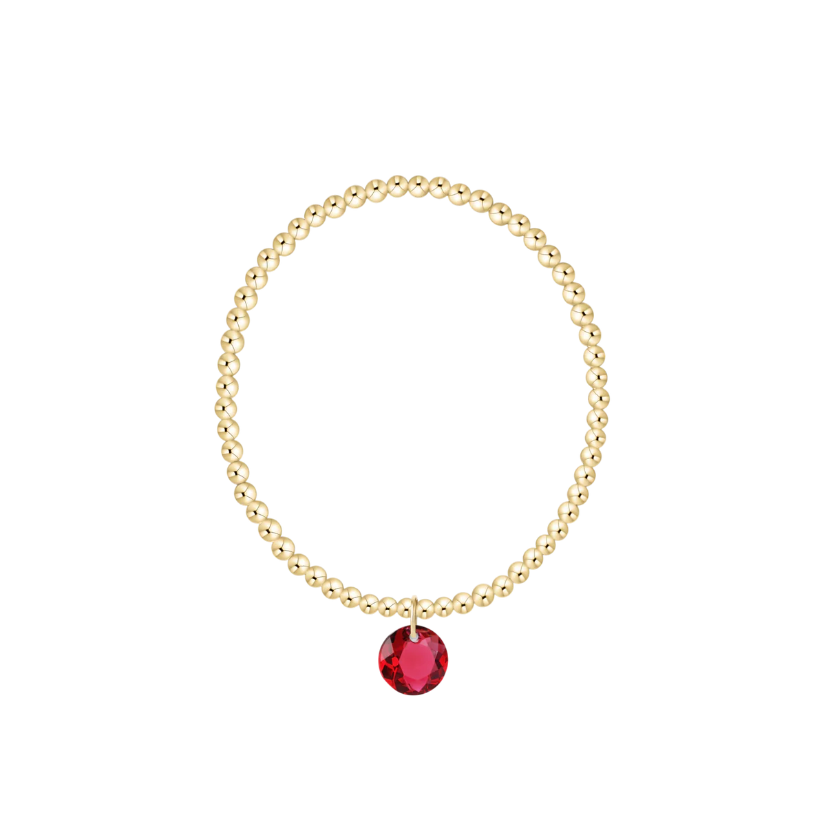 ENewton/ Classic Gold 3MM Bracelet-Reflection Small Charm-07