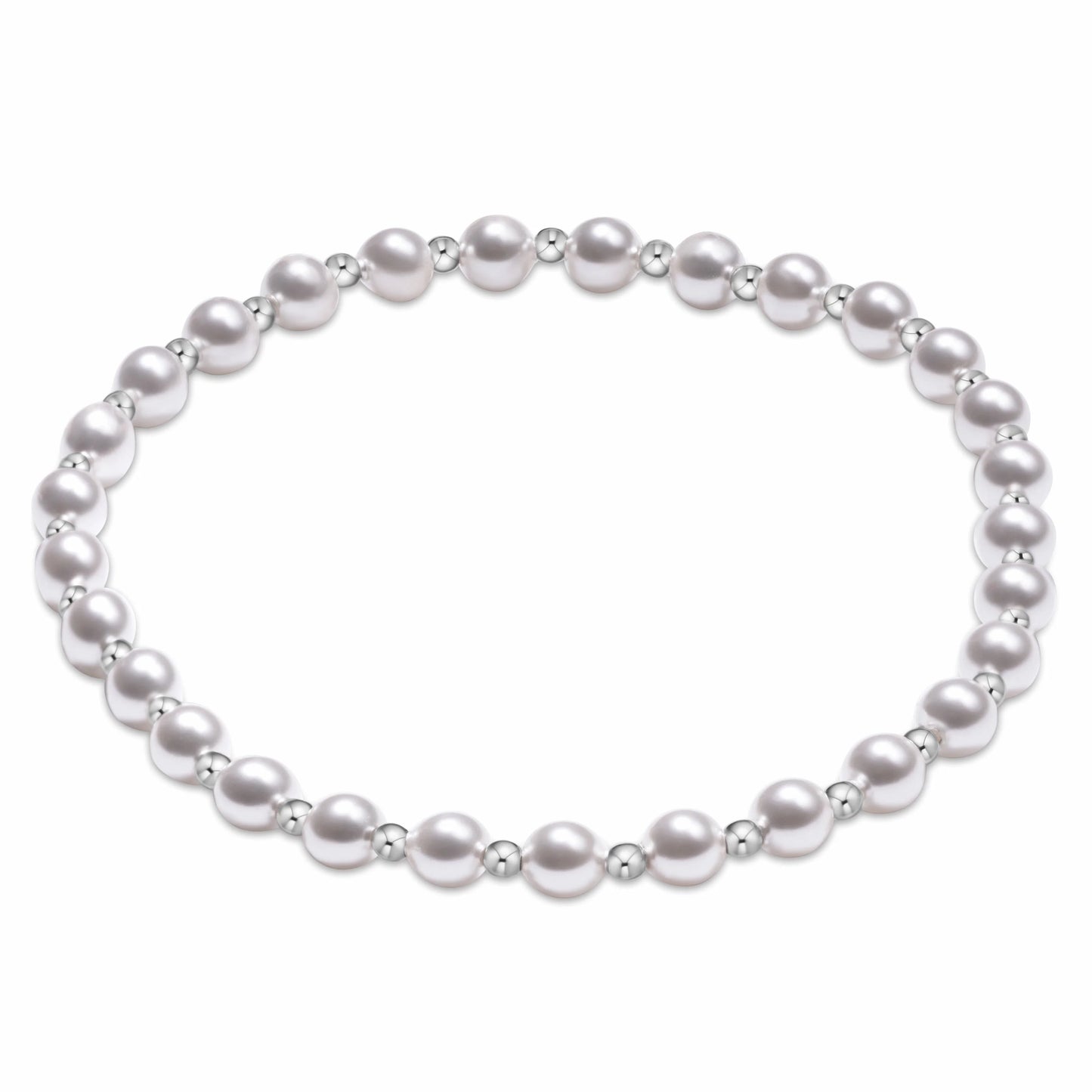 ENewton/ Grateful Pearl 4MM Sterling Bracelet
