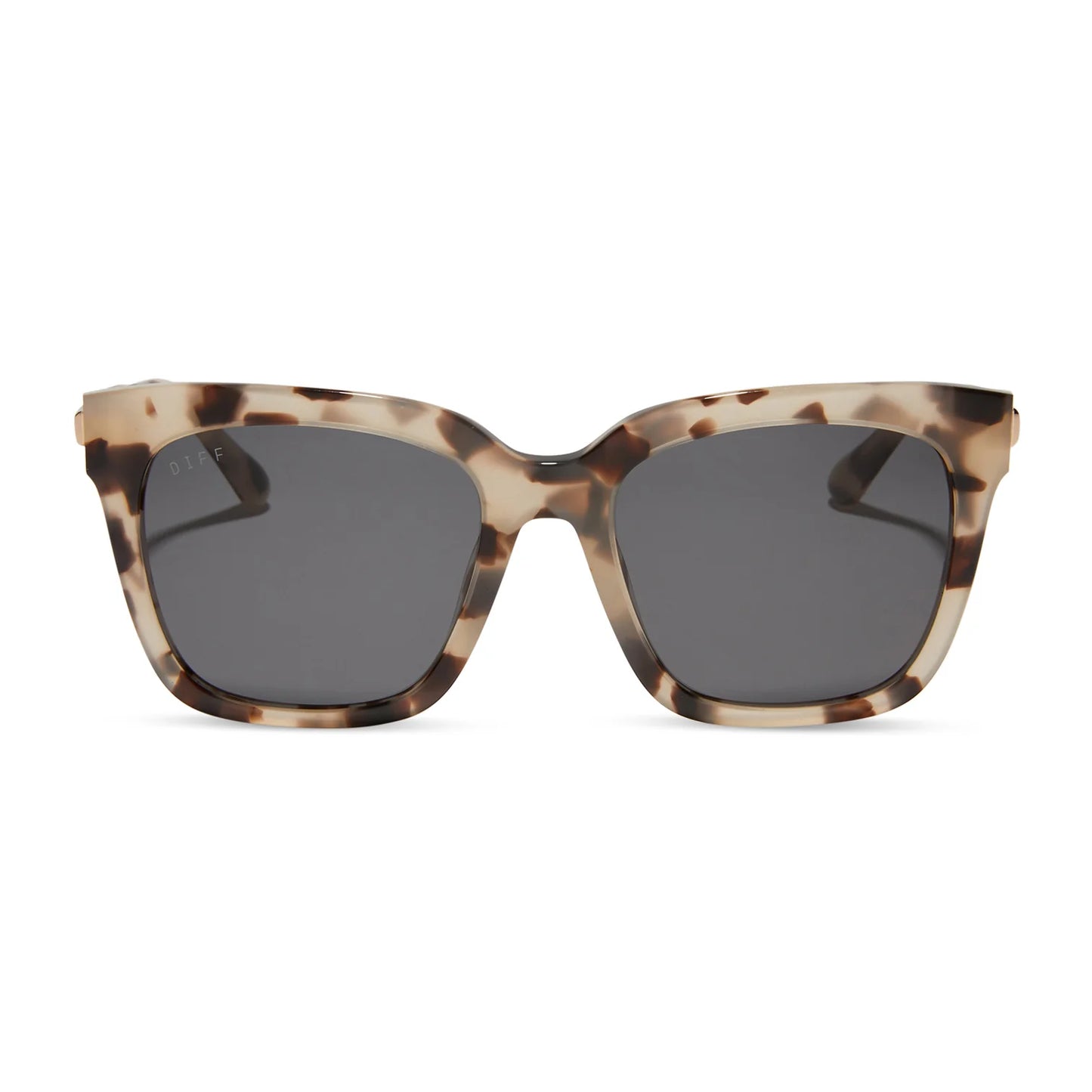 Diff/ Bella Sunglasses/ Cream Tortoise + Grey