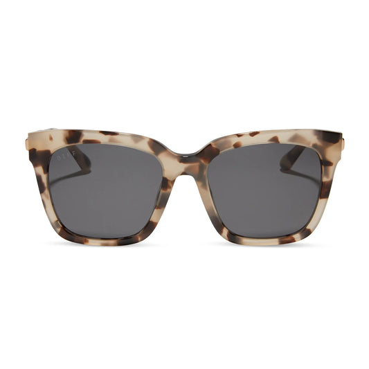 Diff/ Bella Sunglasses/ Cream Tortoise + Grey