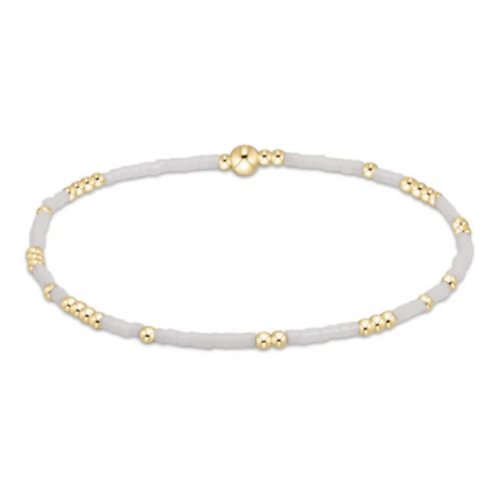 ENewton/ Hope Unwritten Bracelet/ White