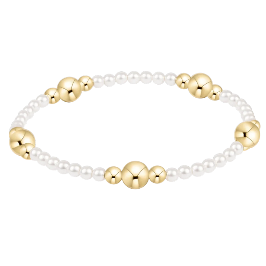 ENewton/ Purpose Gold 6MM Pearl Bracelet