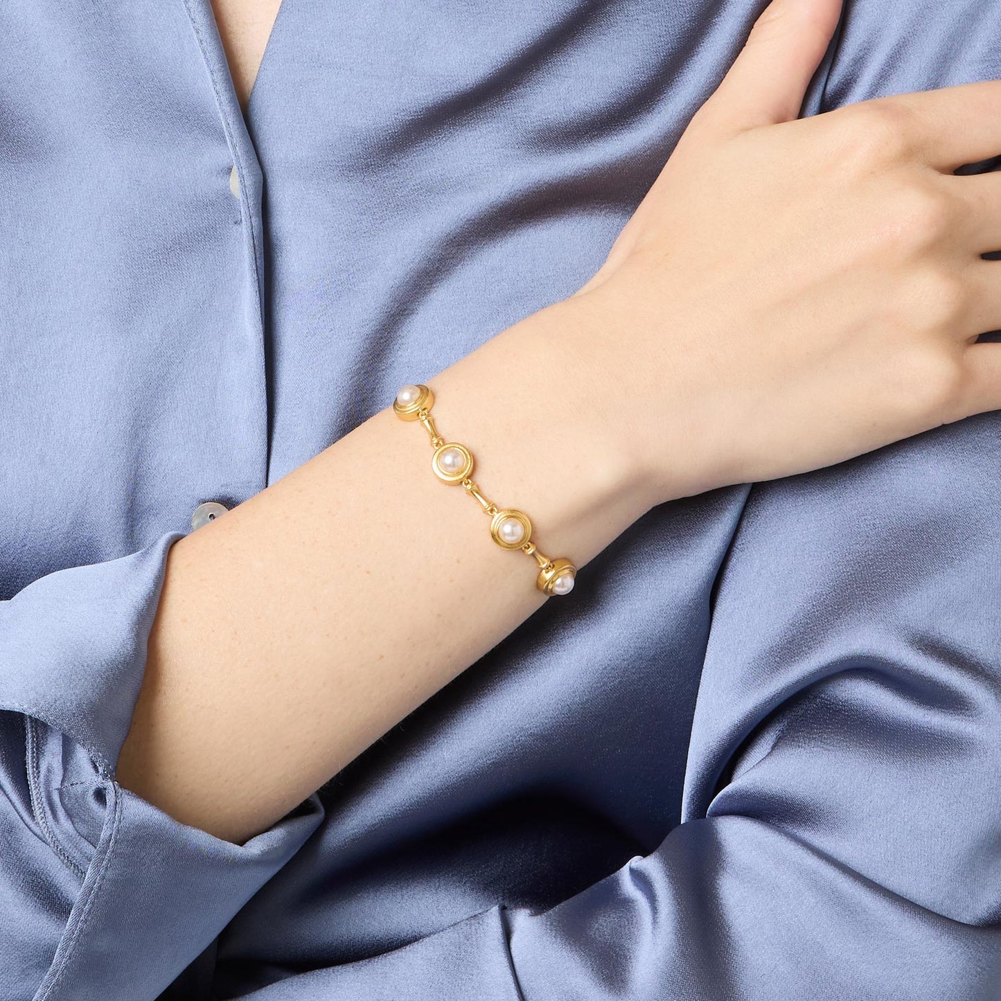 Julie Vos/ Bamboo Pearl Bracelet