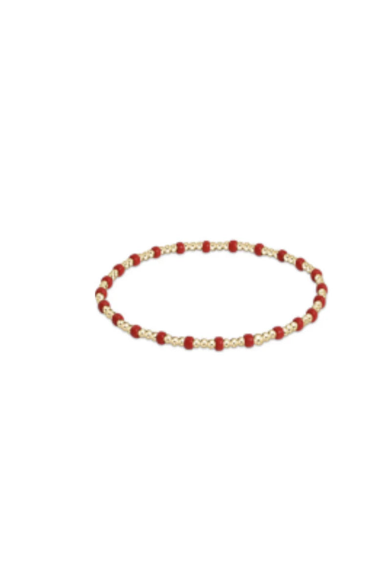 ENewton/ Gameday Hope Sincerity Bracelet/ Bright Red