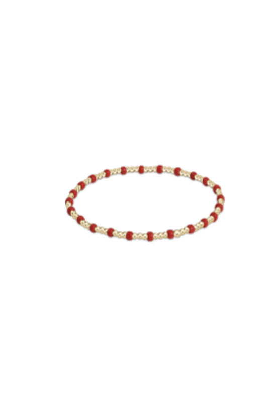 ENewton/ Gameday Hope Sincerity Bracelet/ Bright Red