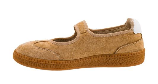Corkys/ The Calm Down Sneaker/ Camel Faux Suede