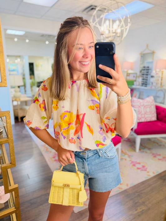 The Gennie Gathered Top