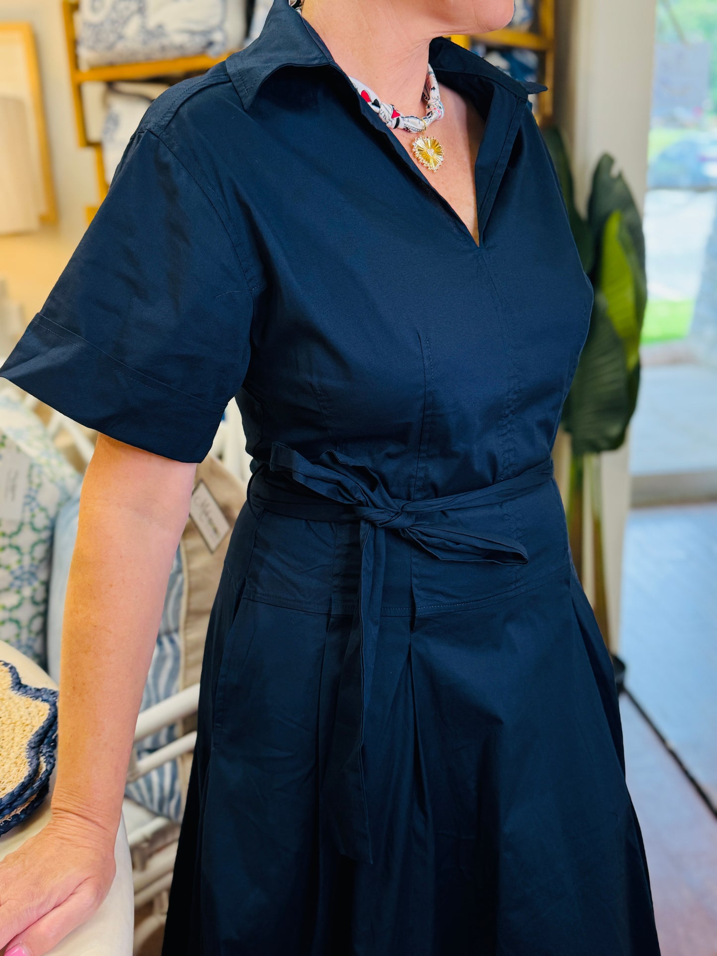 The Celeste Collared Midi