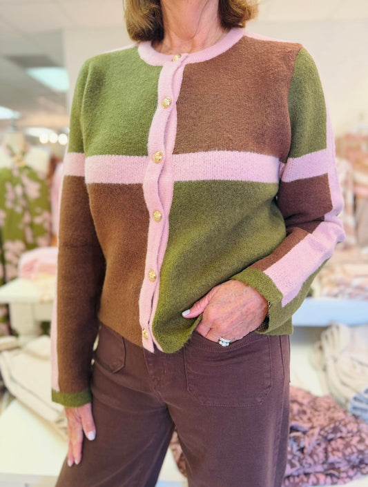 The Christley Colorblock Cardi
