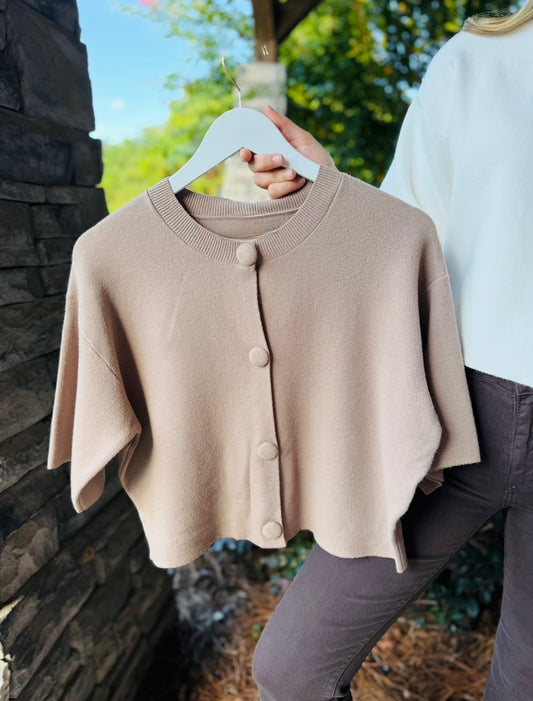 The Brynn Button Sweater