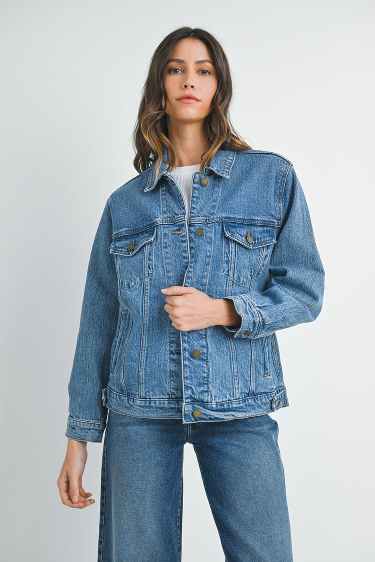 The Ola Oversized Denim Jacket/ FINAL SALE