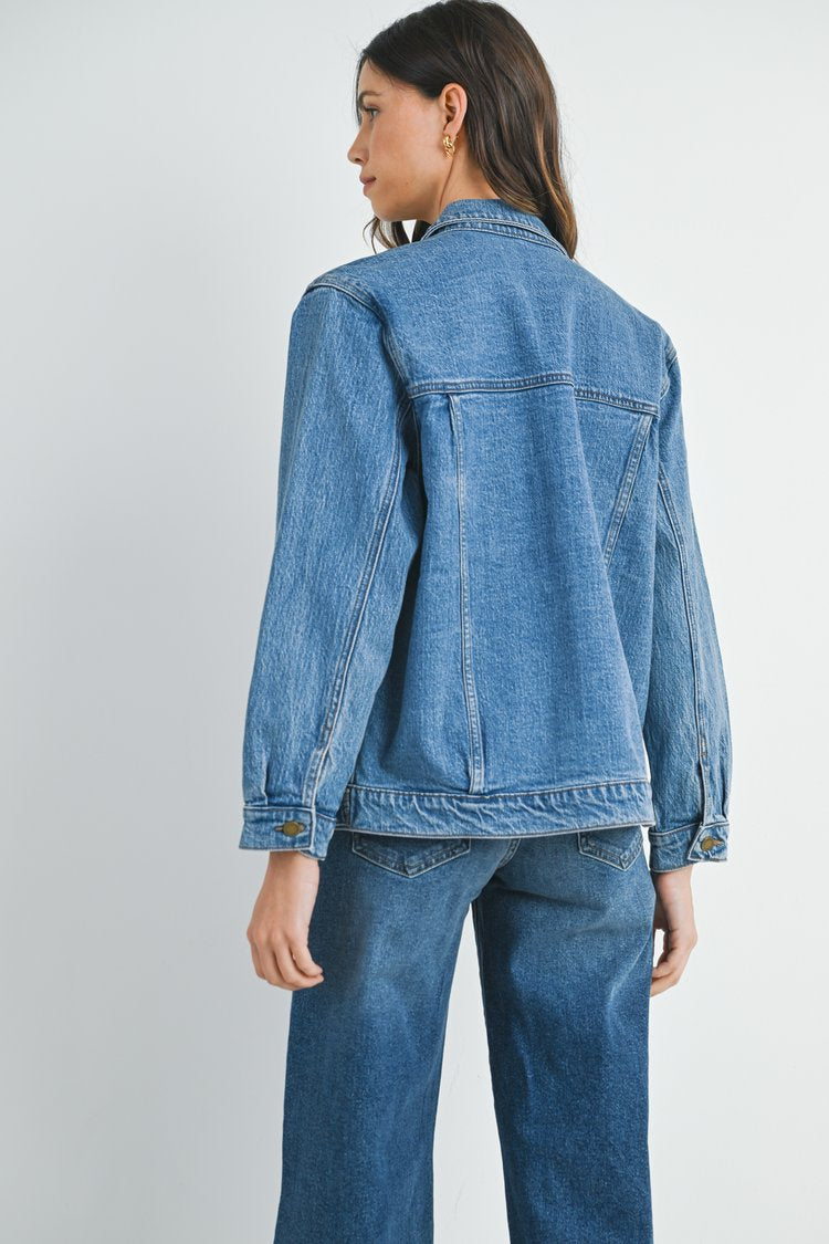 The Ola Oversized Denim Jacket/ FINAL SALE