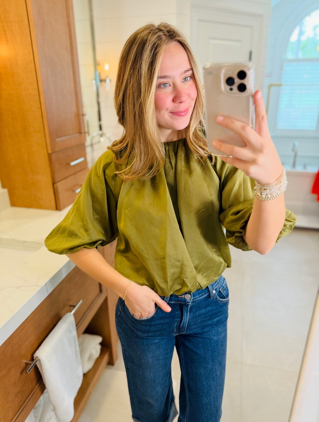 The Bellamie Balloon Blouse