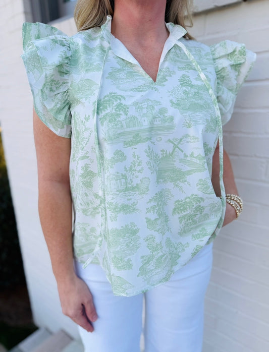 The Pippin Printed Top