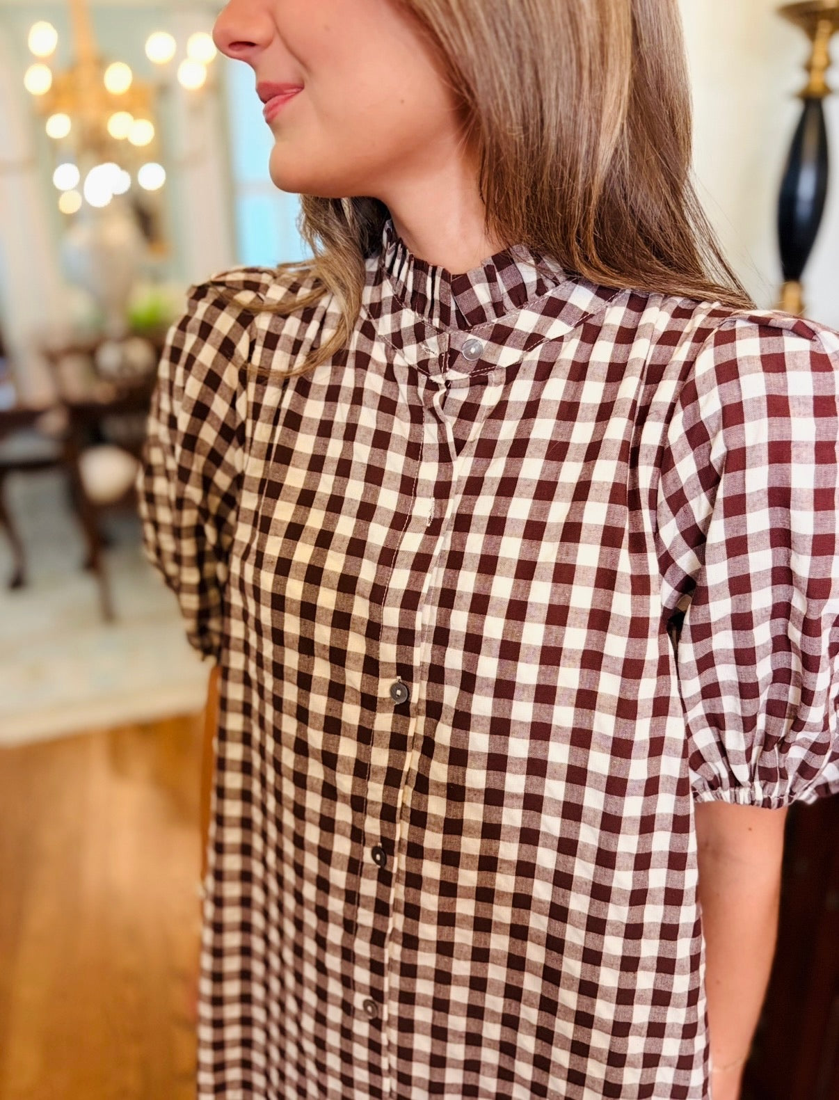 The Gennie Gingham Dress