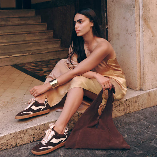 Dolce Vita/ The Notice Sneaker/ Chocolate Corduroy