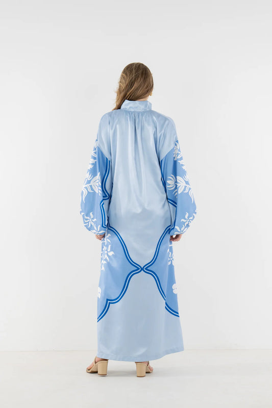 Emily McCarthy/ Fiona Dress/ Dutch Tile