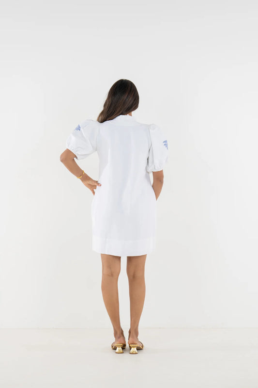 Emily McCarthy/ Hampton Mini Dress/ Dutch Tile