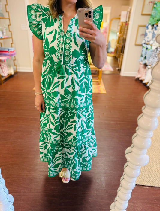 The Emerald Moments Maxi Dress
