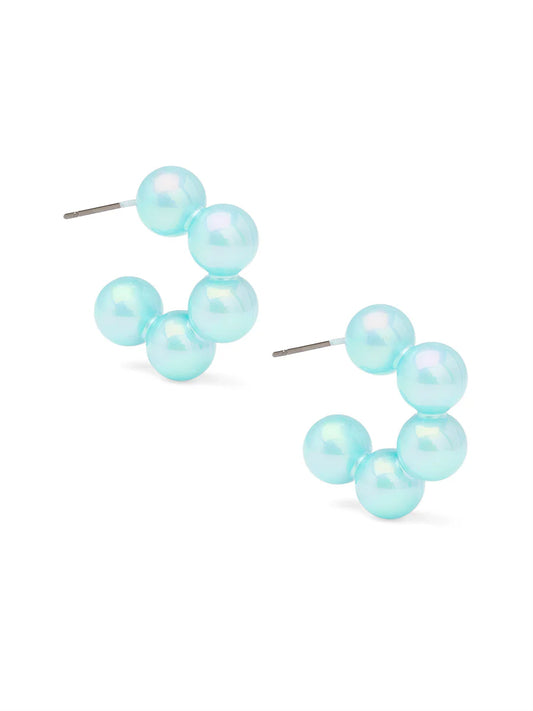 The Bailee Beaded Hoop Earring