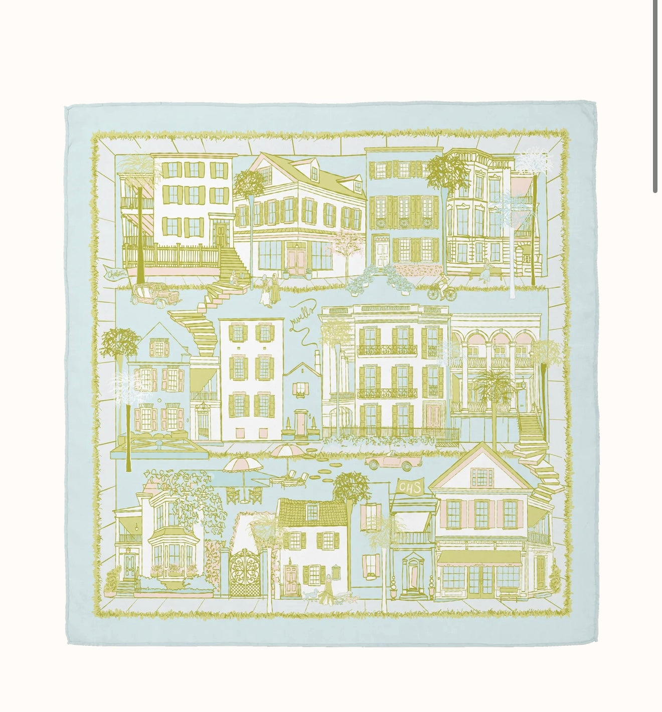 The Charleston Silk Scarf