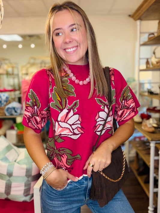 The Staci Scallop Sweater