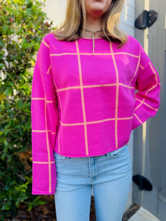The Gaton Grid Sweater