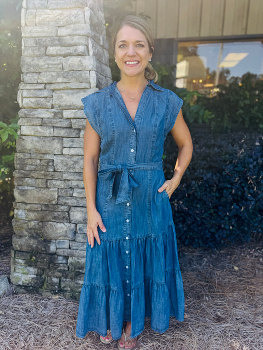 The Brooklynn Belted Dress