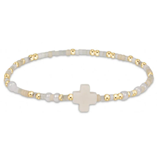 ENewton/ EGirl/ Hope Unwritten Bracelet/ Signature Cross-Call Me On My Shellphone