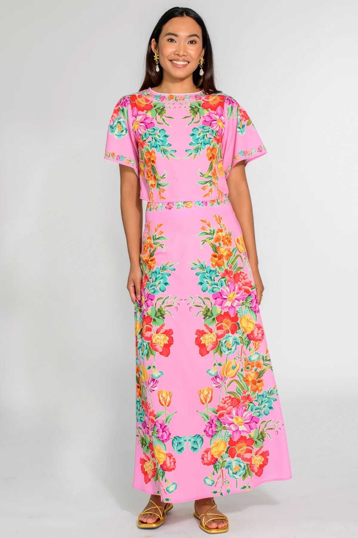 Elizabeth James/ The Anita Skirt/ Tulip Tapestry