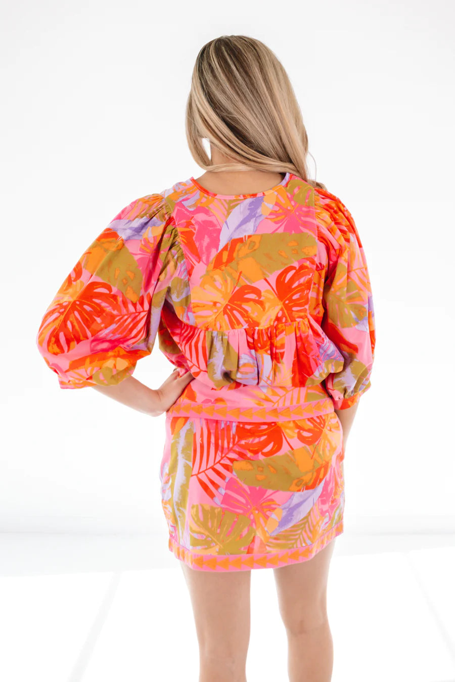 The Eden Puff Sleeve Tunic/ FINAL SALE
