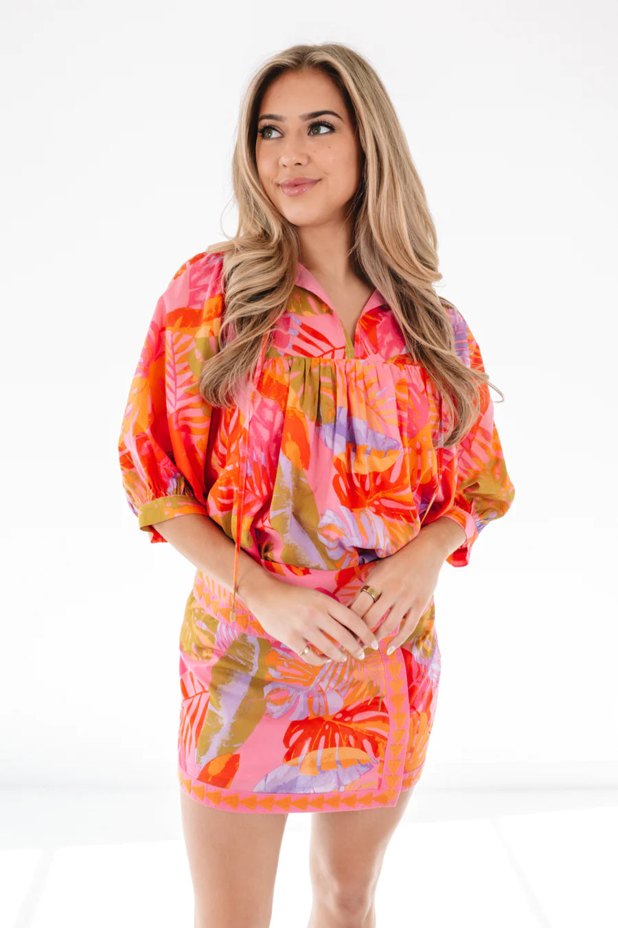 The Eden Puff Sleeve Tunic/ FINAL SALE
