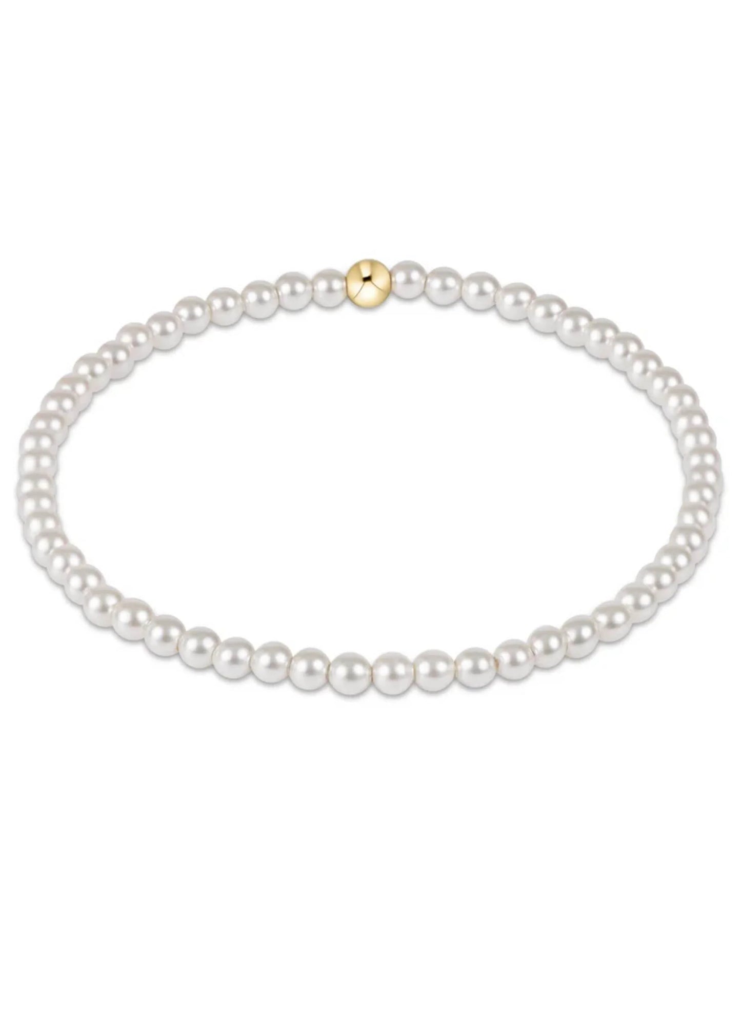 ENewton/ EGirl/ Classic Pearl 3mm Bead Bracelet