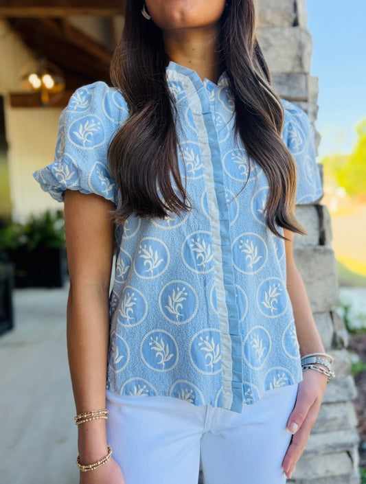 The Britton Button Blouse