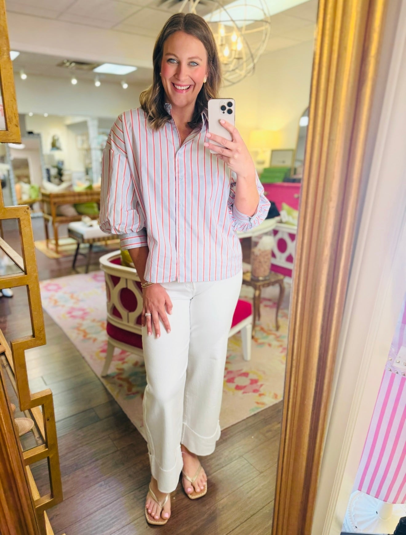 The Sara Striped Blouse