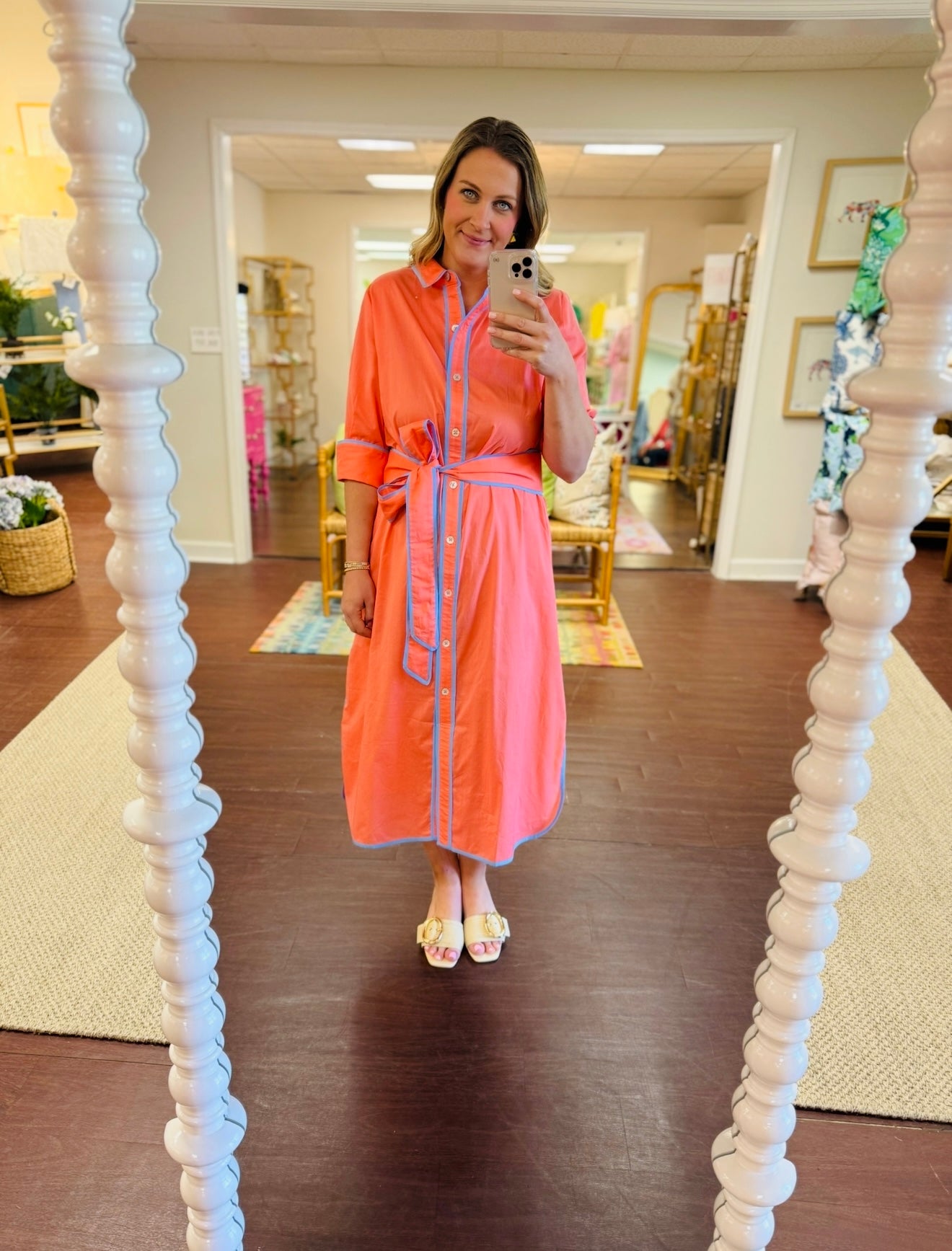 Gretchen Scott/ The Shirt Tail Long Dress/ FINAL SALE Gretchen Scott/ The Shirt Tail Long Dress/ FINAL SALE
