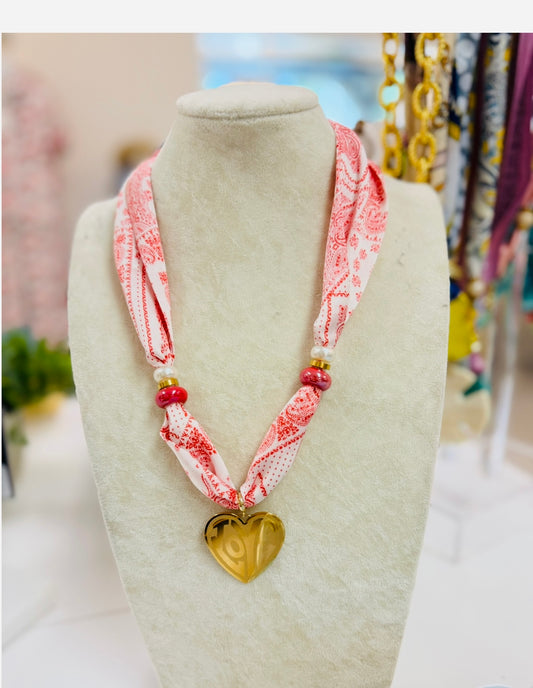 BPD/ The Chapman Gameday Scarf Necklace/ Style 1