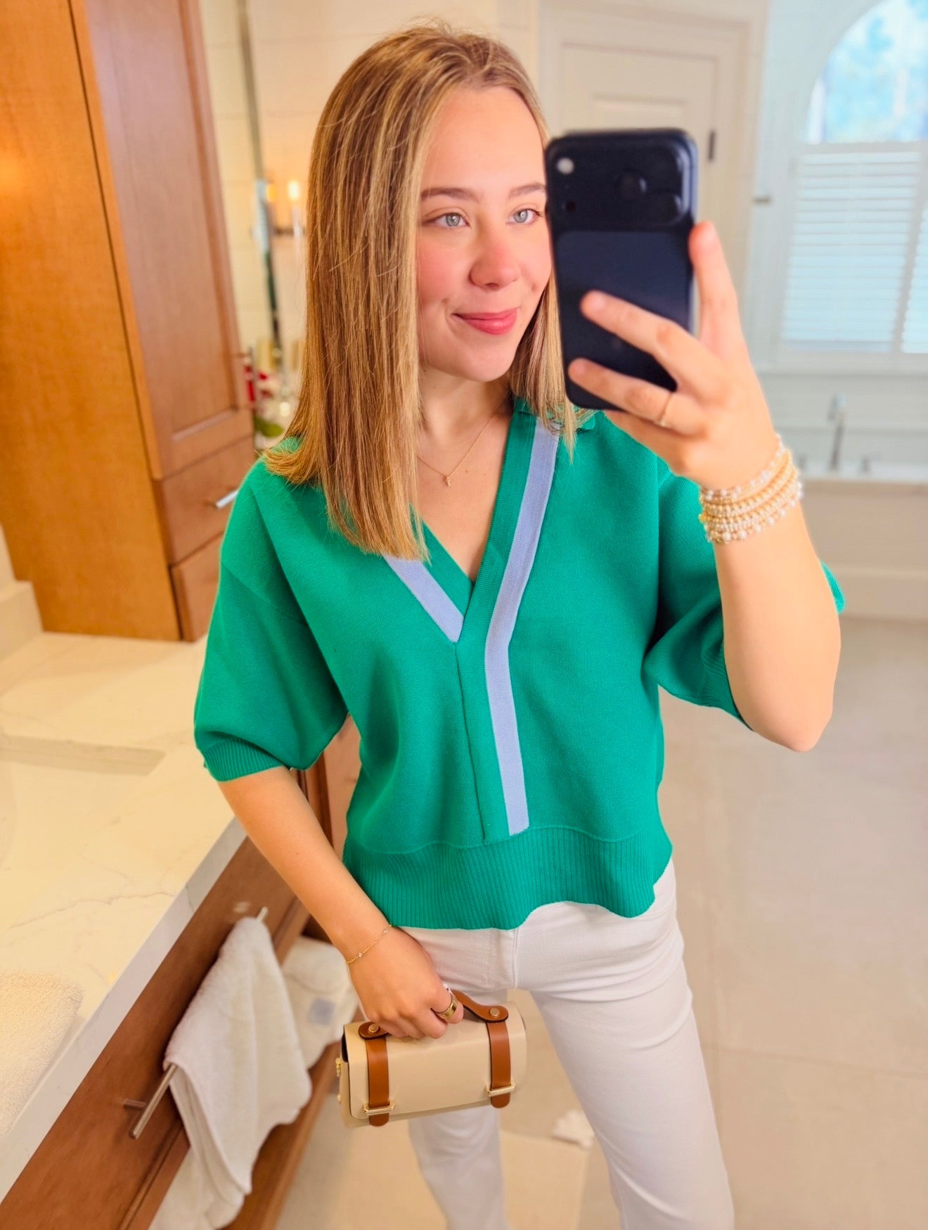 The Cecily Colorblock Sweater