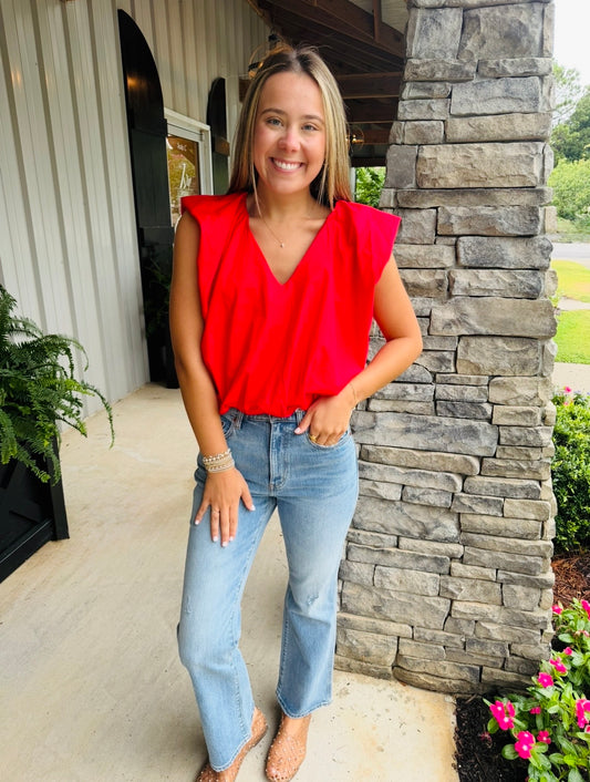 Karlie/ The Basic Bubble Top