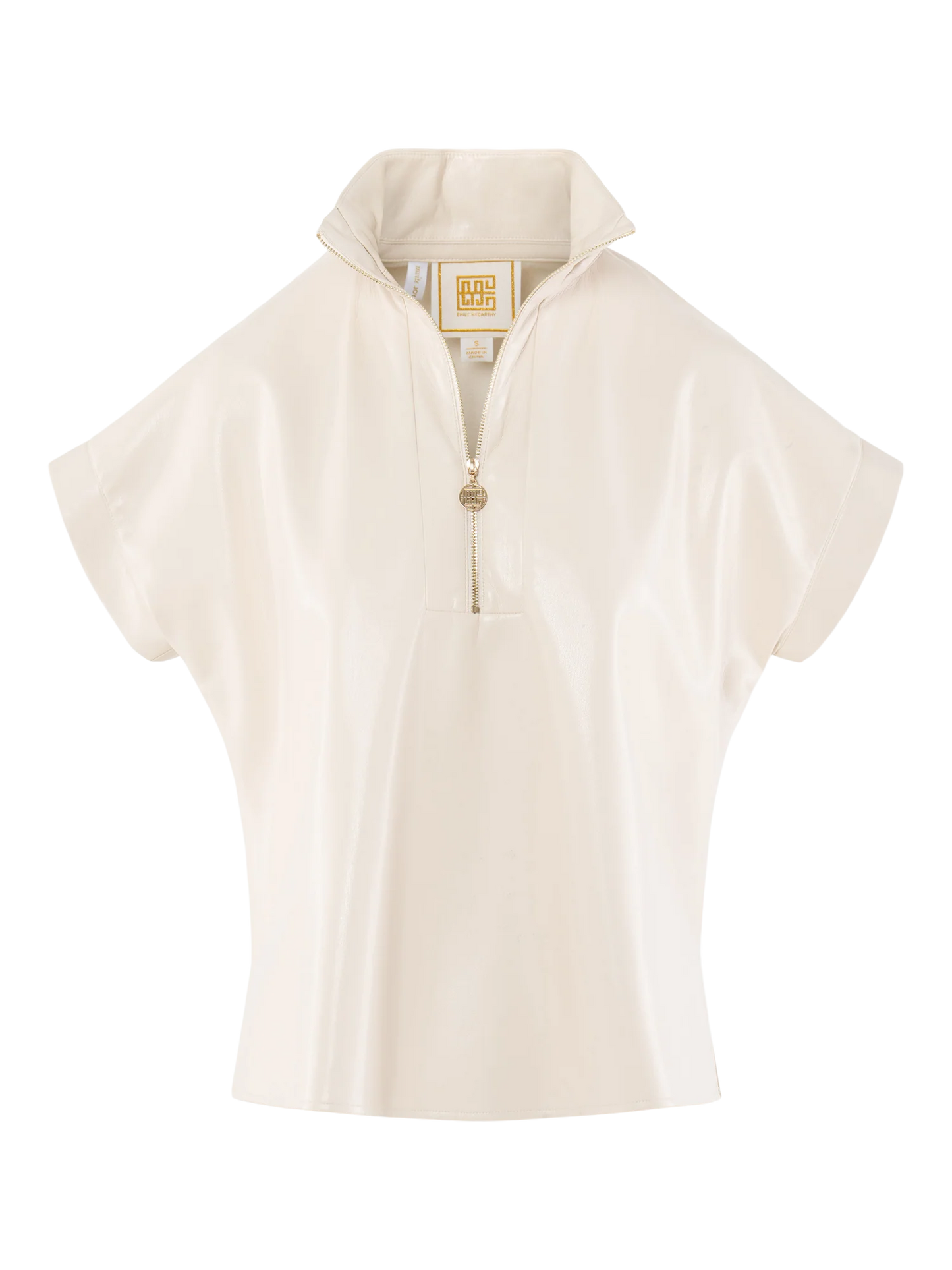 Emily McCarthy/ Poppy Pullover/ Sandshell Leather