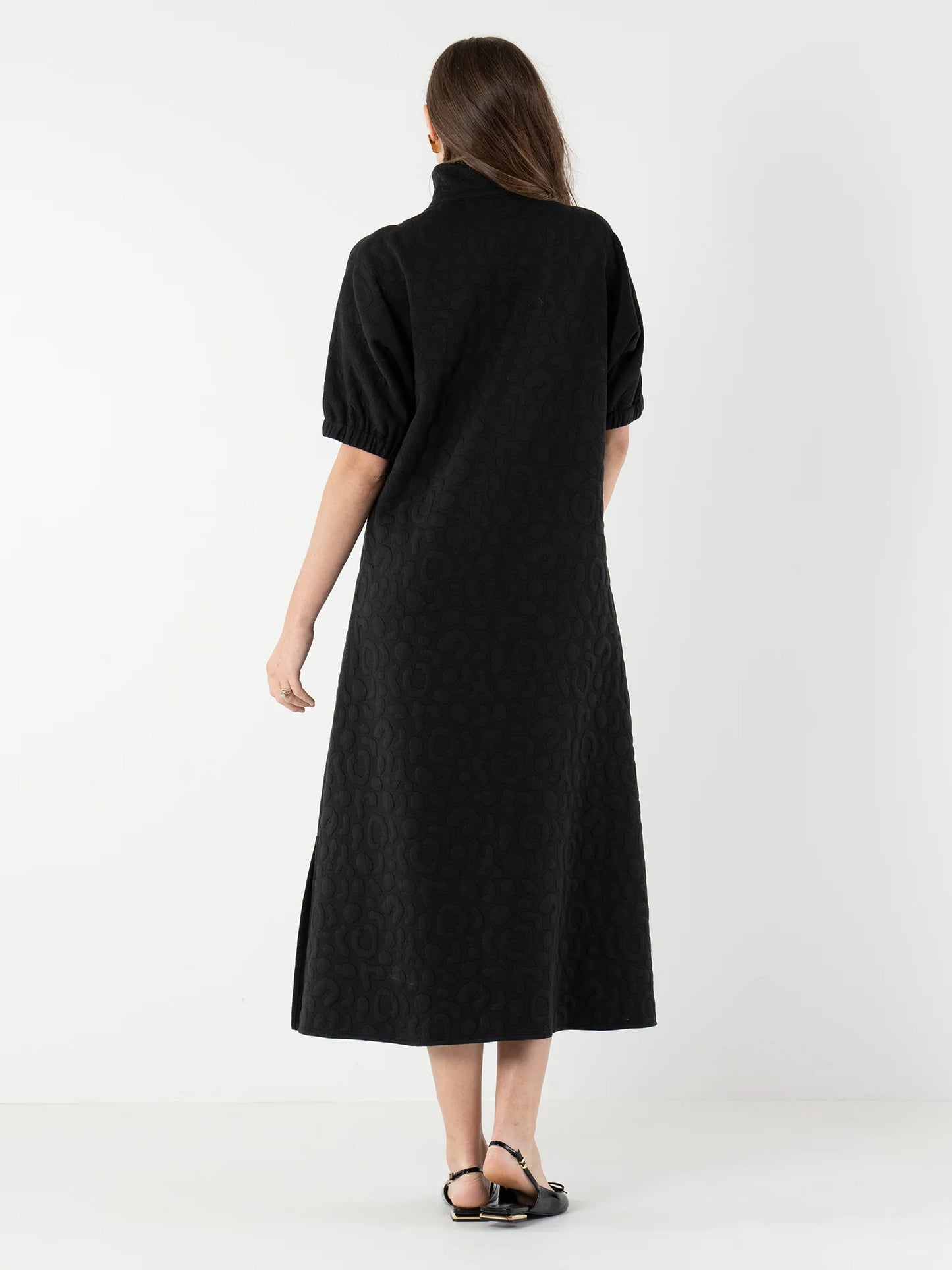 Emily McCarthy/ Poppy Maxi/ Black Cheetah