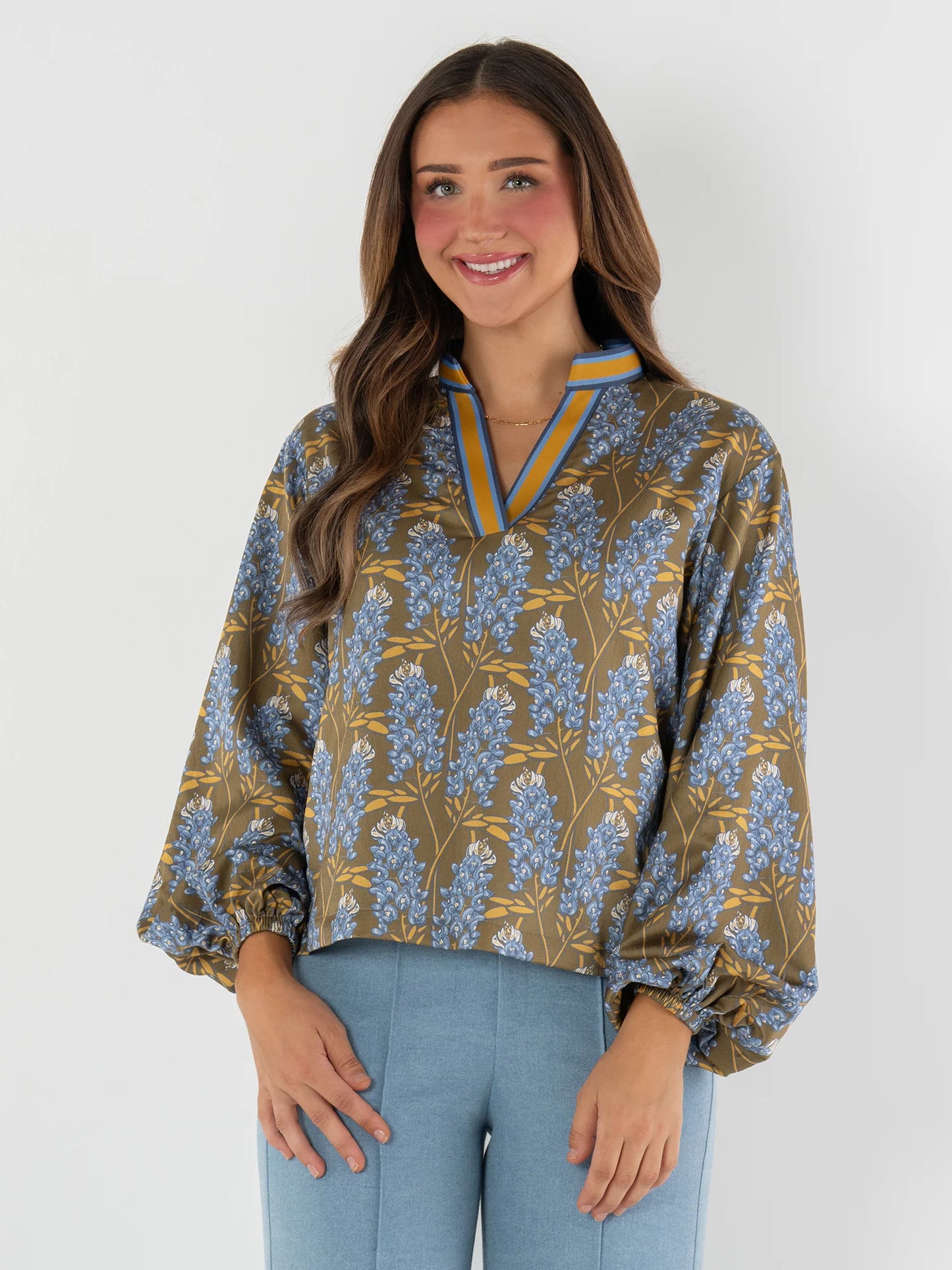 Emily McCarthy/ Lolli Top/ Bluebonnet