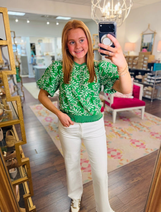 The Ellie Eyelet Top