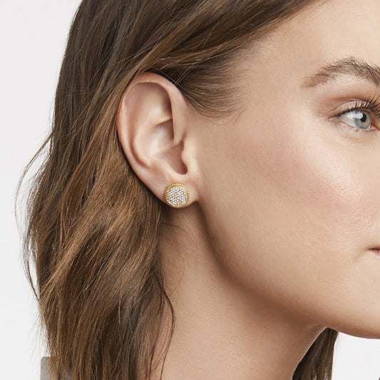 Julie Vos/ Fleur-de-Lis/ Cubic Zirconia Stud