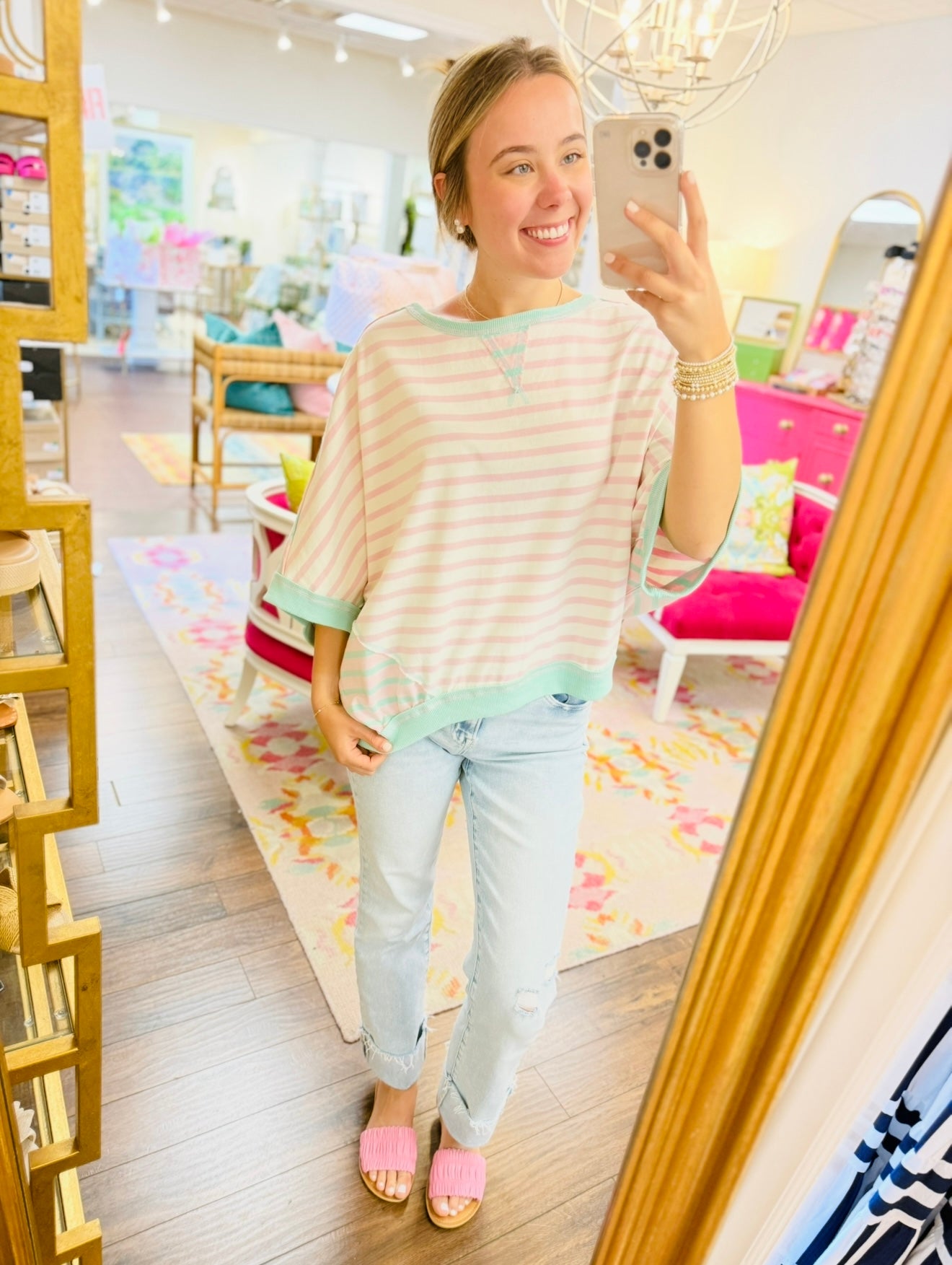 The Stefie Striped Tee