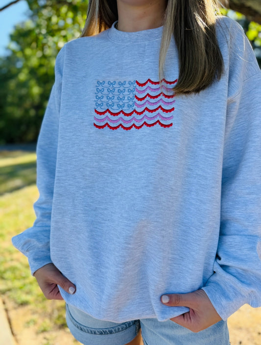 The American Girl Crewneck/ FINAL SALE