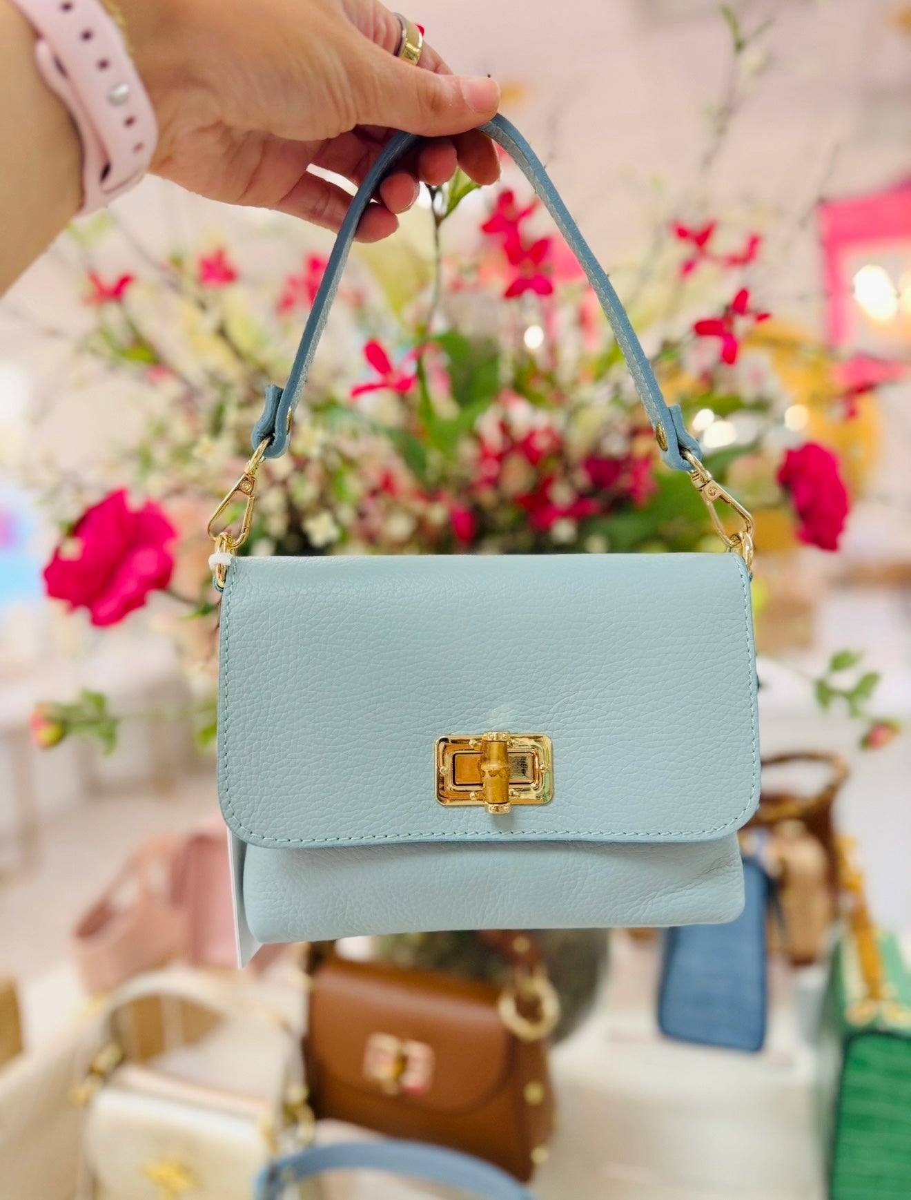 The Chrisley Clutch & Crossbody/ Light Mint