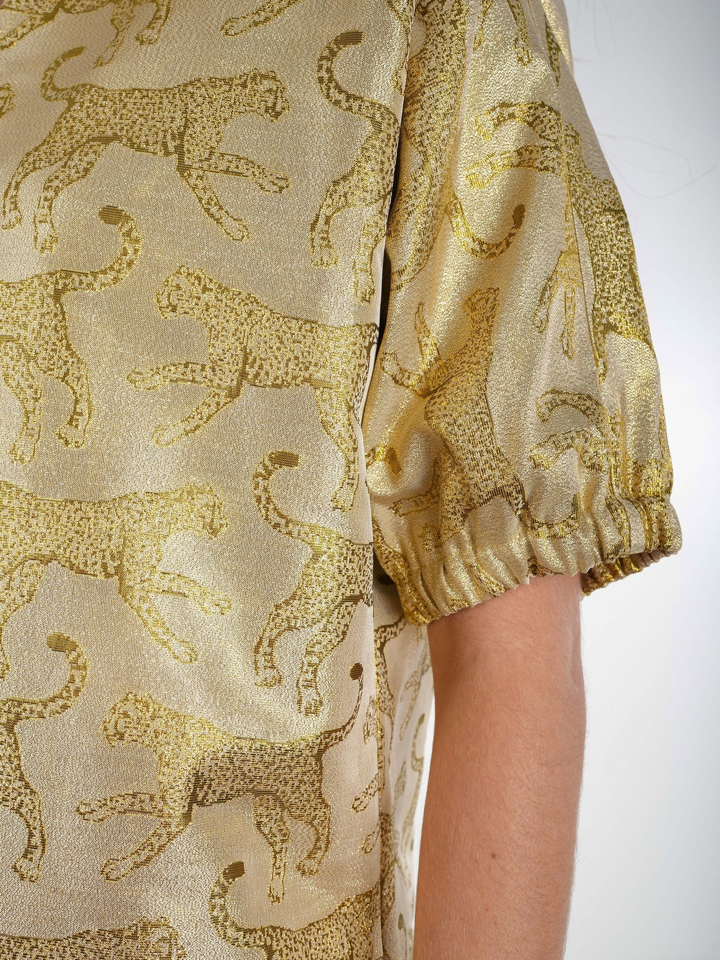 Emily McCarthy/Poppy Dress/Jaguar Jacquard FINAL SALE