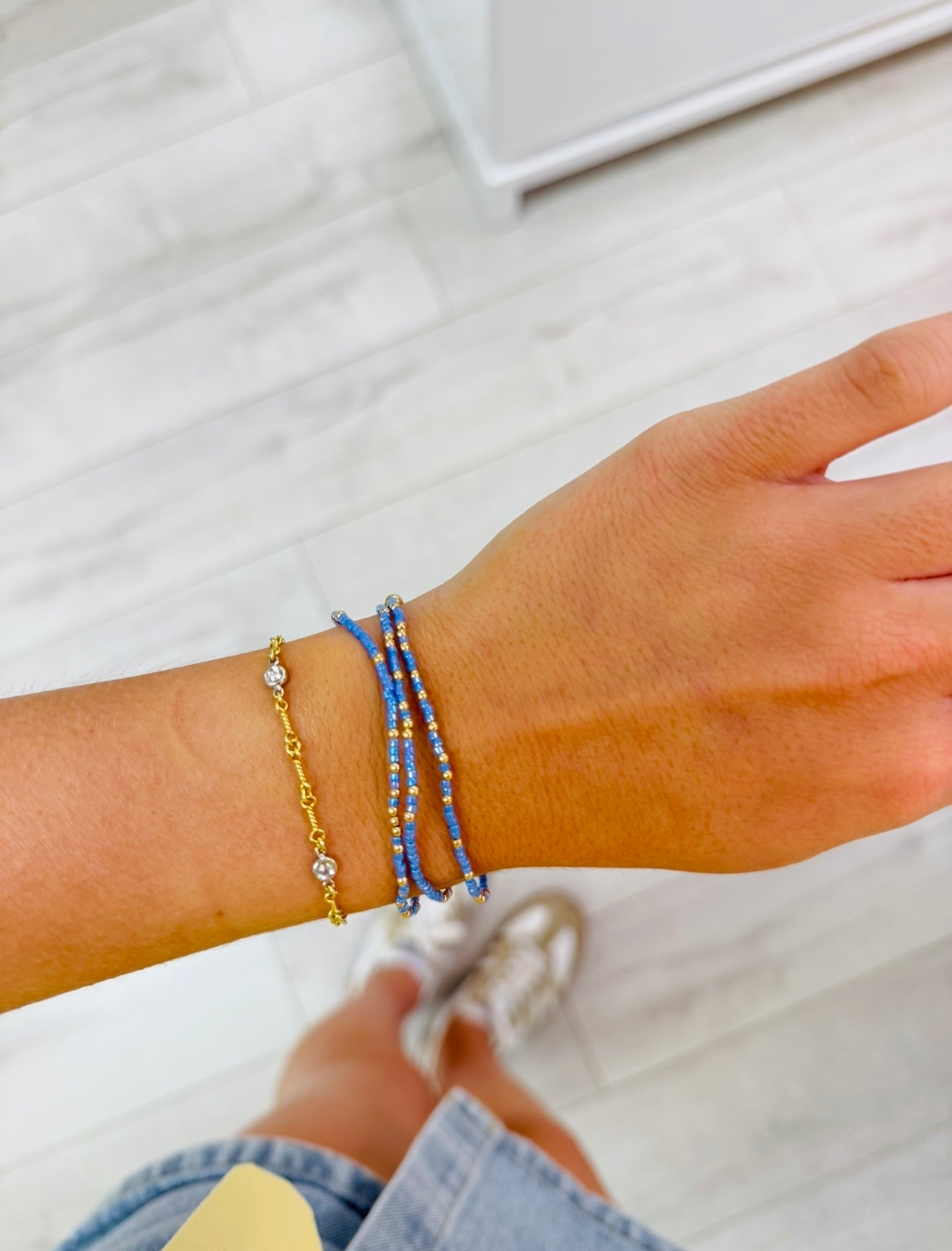 ENewton/ Hope Unwritten Bracelet/ Bright Blue