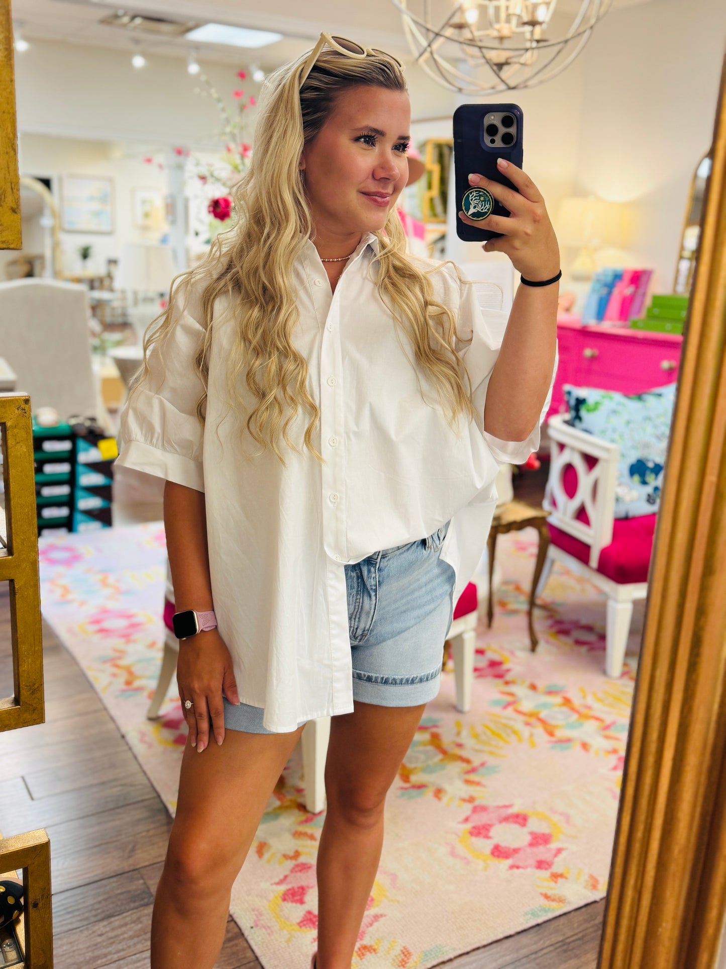 The Arizona Poplin Button Down/ FINAL SALE
